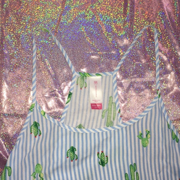 Cactus Spaghetti Strap Tank Top - Picture 3 of 5